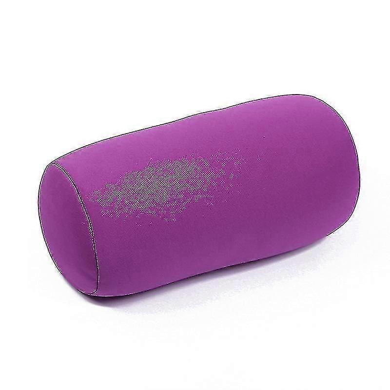 Solid Color Multifunctional Cushion Cylindrical Pillow-purple