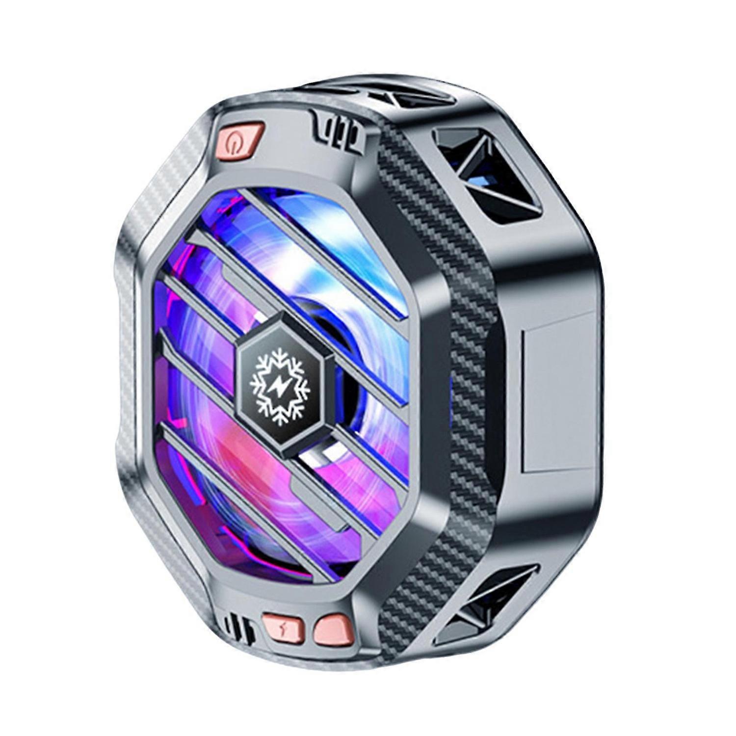 Mobile Phone Cooler Silent RGB Enhanced Cooling Fast Performance Stable Strong Suction Easy Installa