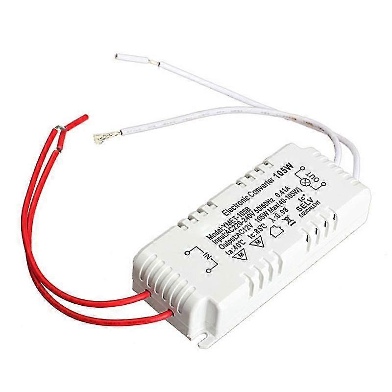 105W 12V Halogen Light LED Electronic Transformer Power Supply Driver