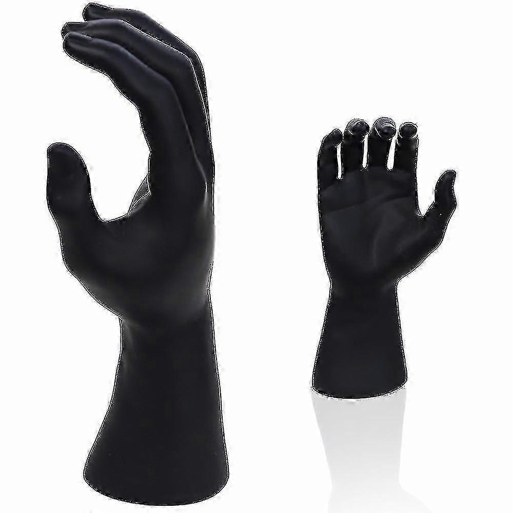 Schwarzer männlicher Mannequin Hand Display kompatibler Handschuh