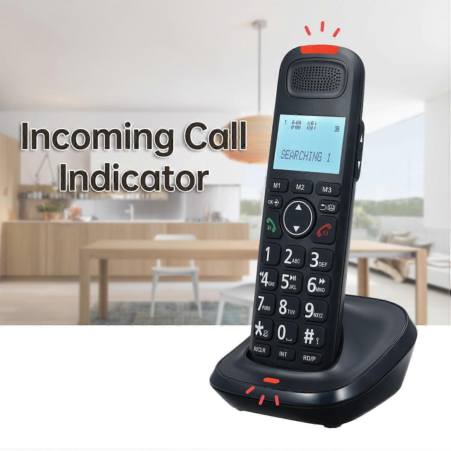 D2015 TAM Expandable Phone System Corded/Cordless Phone System with Telephone Answering Big Buttons