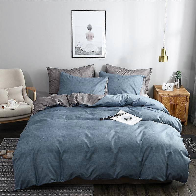 Duvet Cover Set Ultra Soft Microfiber Fabric Comforter Cover & 1/2 Piece Pillow Shams Set Single Double Full Queen King Size Bedding Sets