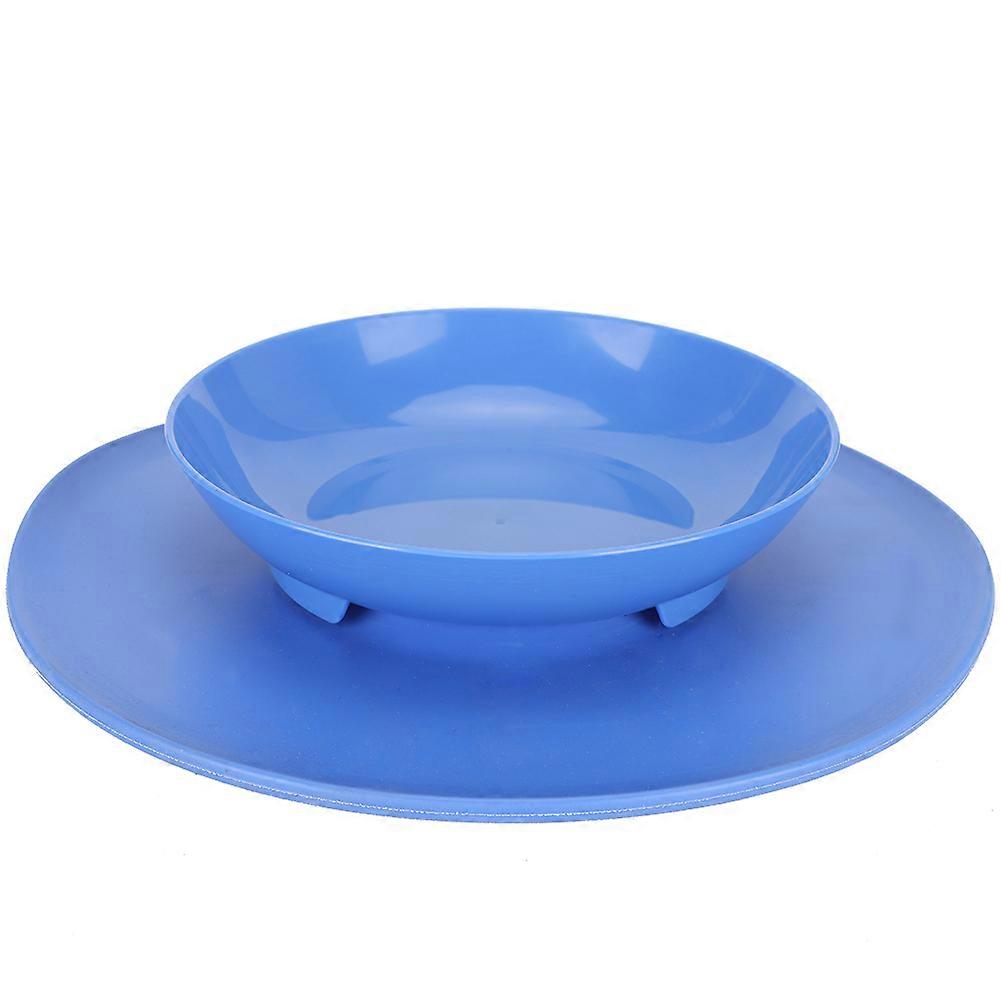 Non-slip Pet Bowl with Soft Rubber Pad, 2-Cup Capacity, Durable Non-Tip Design, Suitable for Dogs and Cats