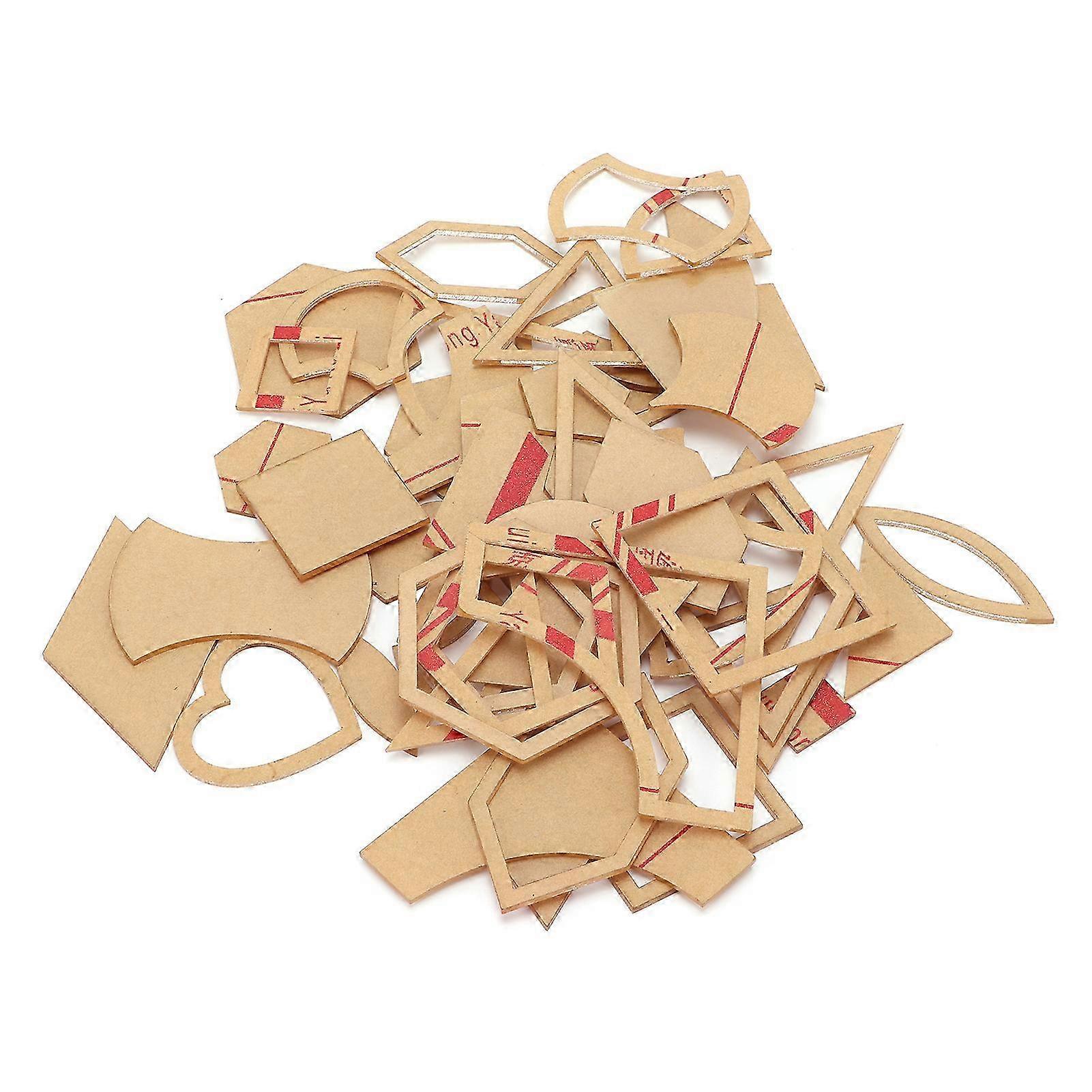 54Pcs Acrylic Template Quilting Ruler Stencils Multiple Shaped Sewing Template for DIY Tool Craft Making