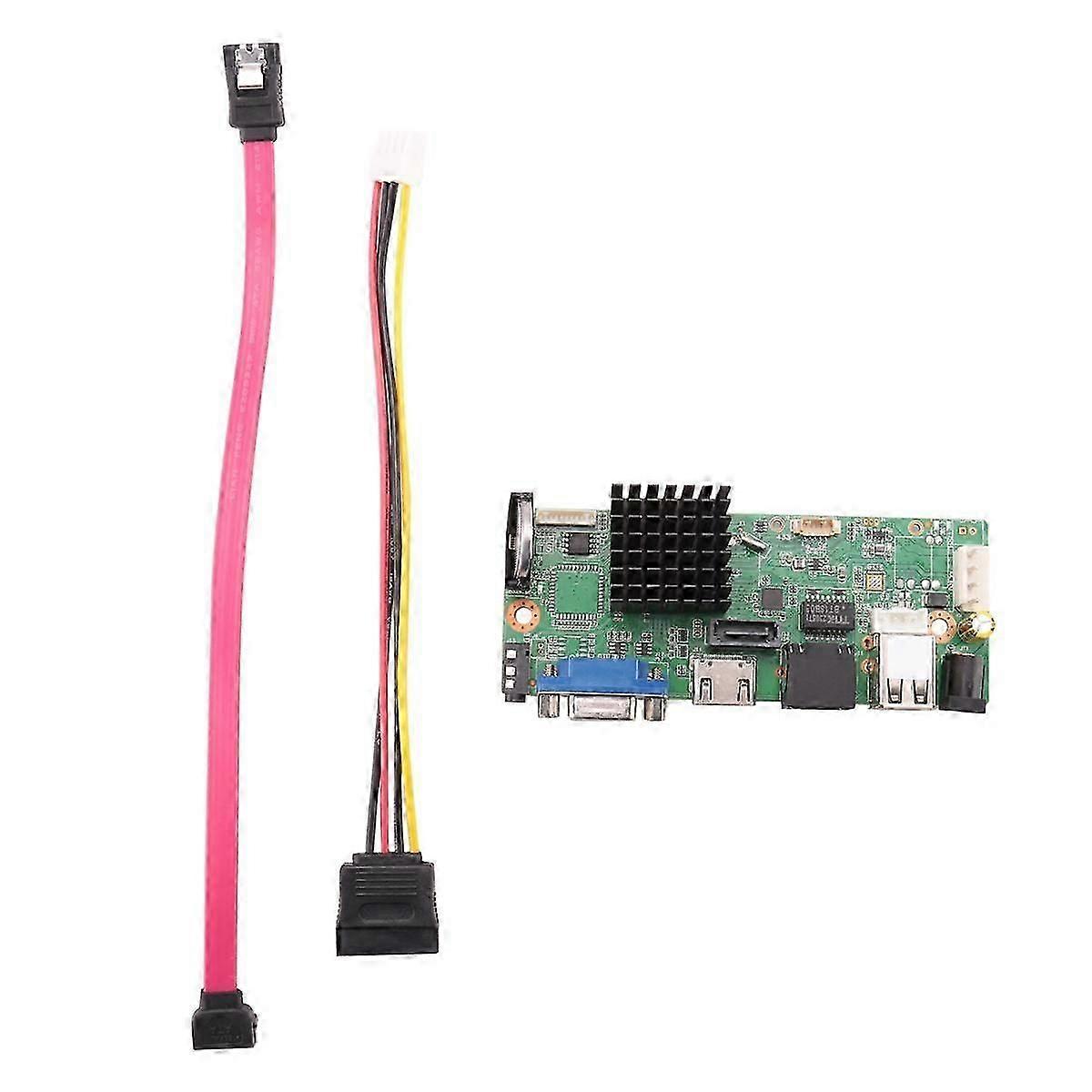 H.265 10CHx5MP NVR Netzwerk DVR Digital Video Recorder Board IP-Kamera Max 12T Gesicht Menschenerkennung OVNIF XMEYE 1 SATA P2P js