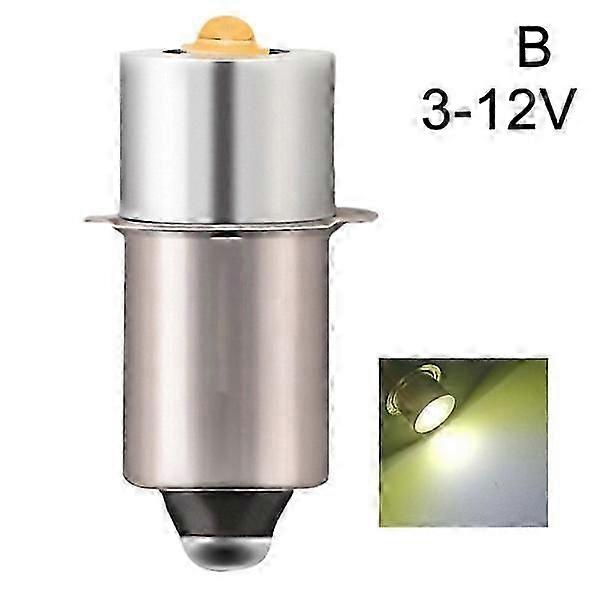 P13.5S DC6V-24V/3-12V LED Upgrade Lights White Maglite Flashlight 6-24v