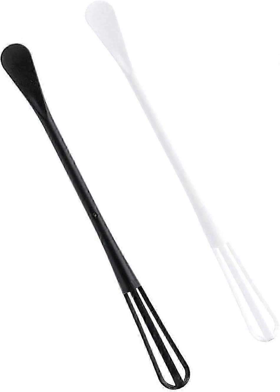 2 Pcs Double Headed Whisks Multifunction Kitchen Whisks Long Handle for Blending Whisking Beating Cooking Baking Kitchen