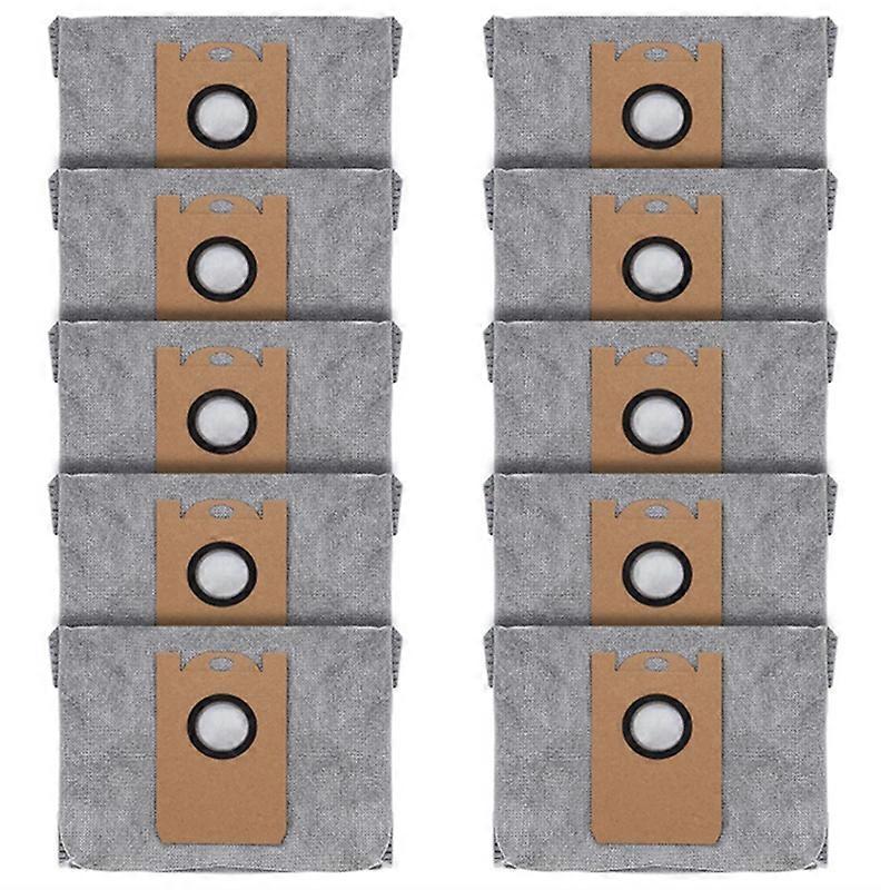 10 stuks stofzakken voor RoboVac L35 Hybrid LR30 Hybrid LR20 Auto-Empty Station, met actieve kool F