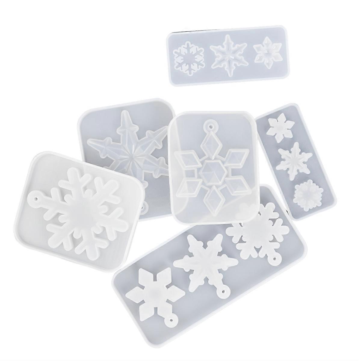 Crystal Glue Mold Mirror with hole Mold hanging Ornaments