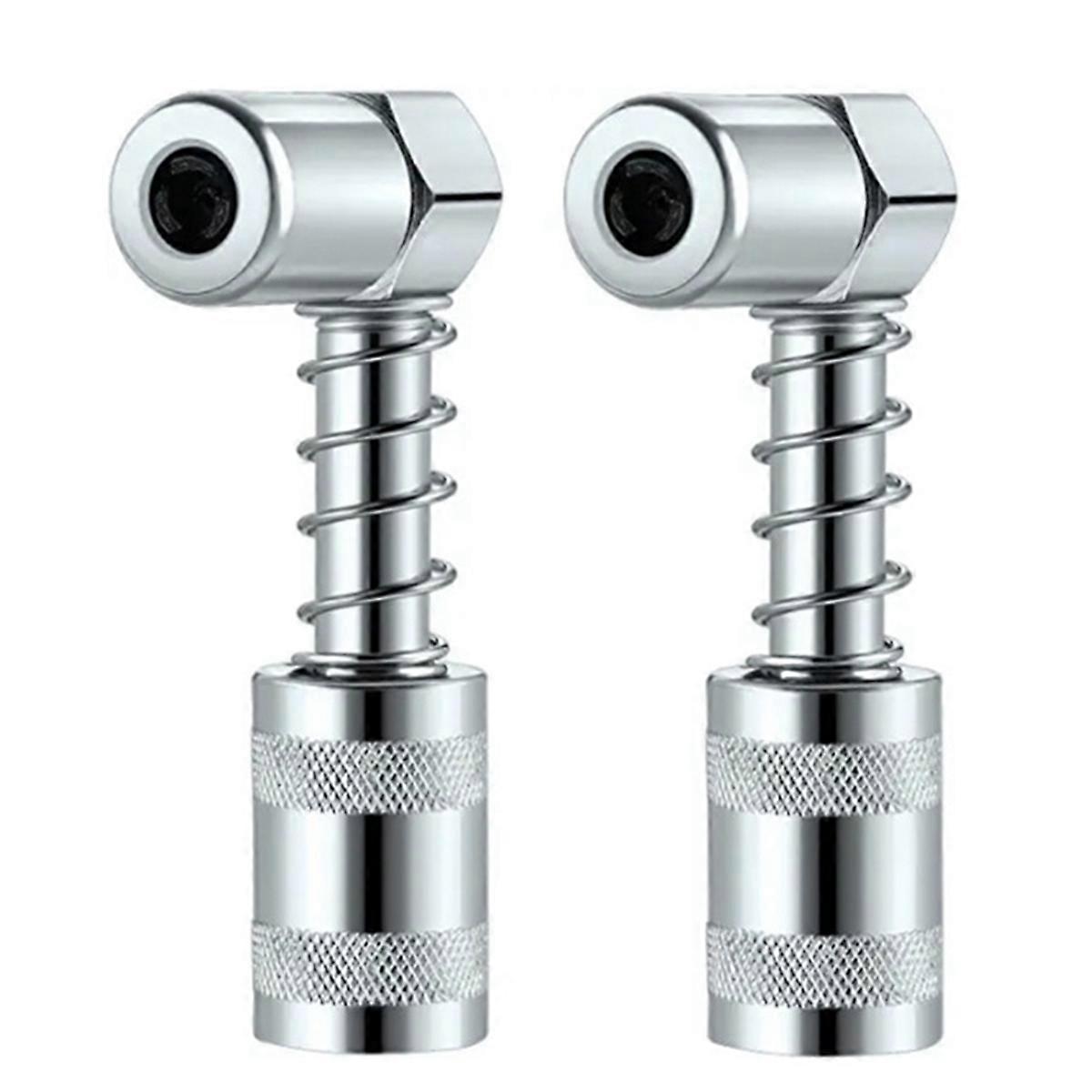 Grease Coupler Adapter 3 Jaws Angle Swivel Snap Right Side Accessory