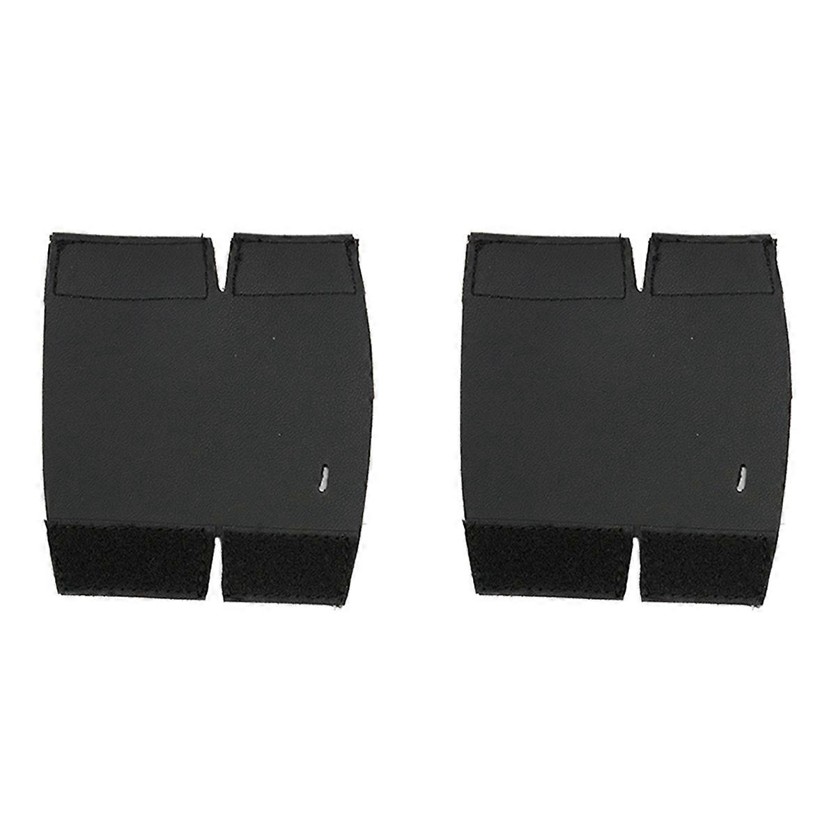 2X French Horn PU Hand Guard Non-Slip Protective Pad Br Instrument Accessories Handle Cover for Fre