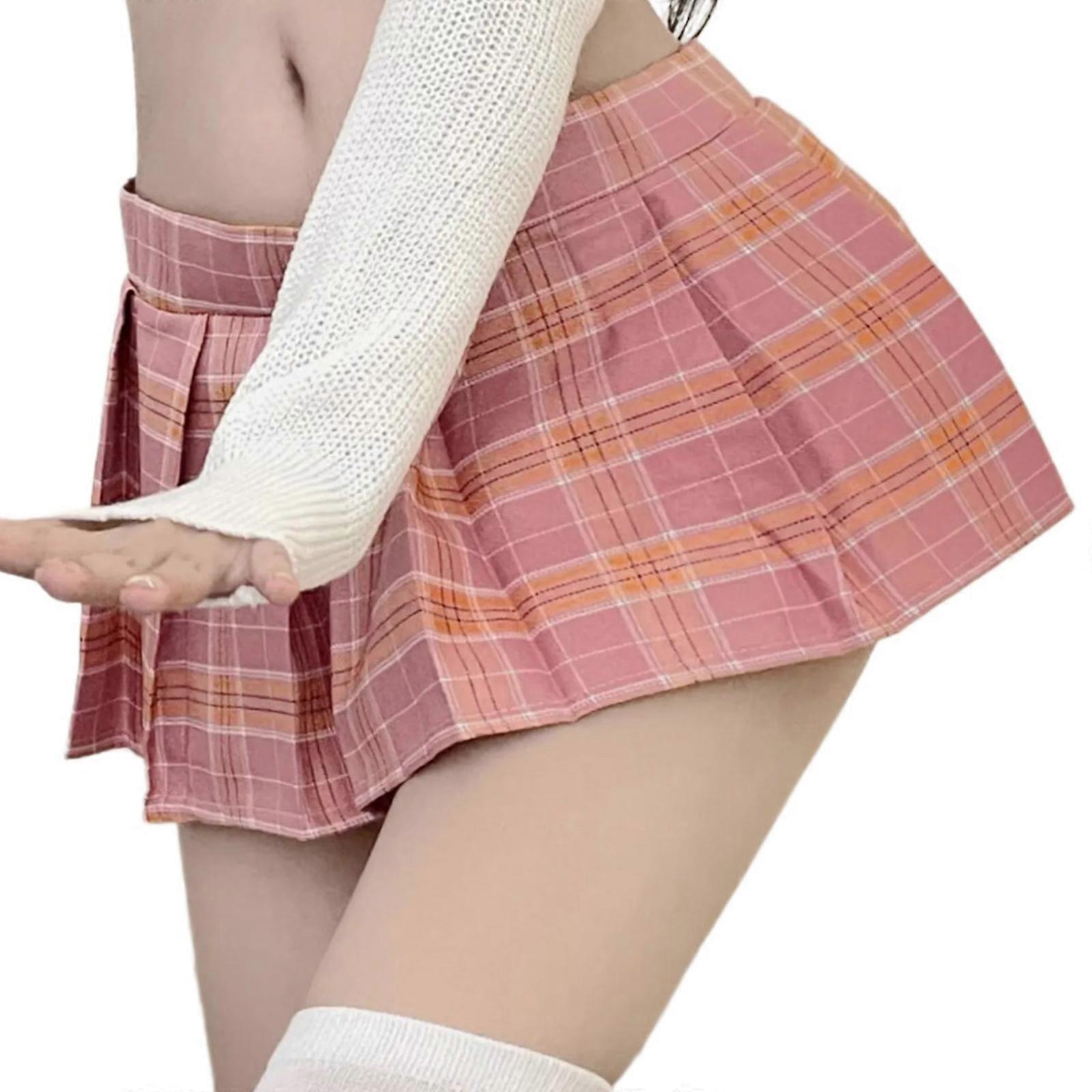 Japanese Schoolgirl Uniform Ultra Short Skirt Campus Style Role - Main Image