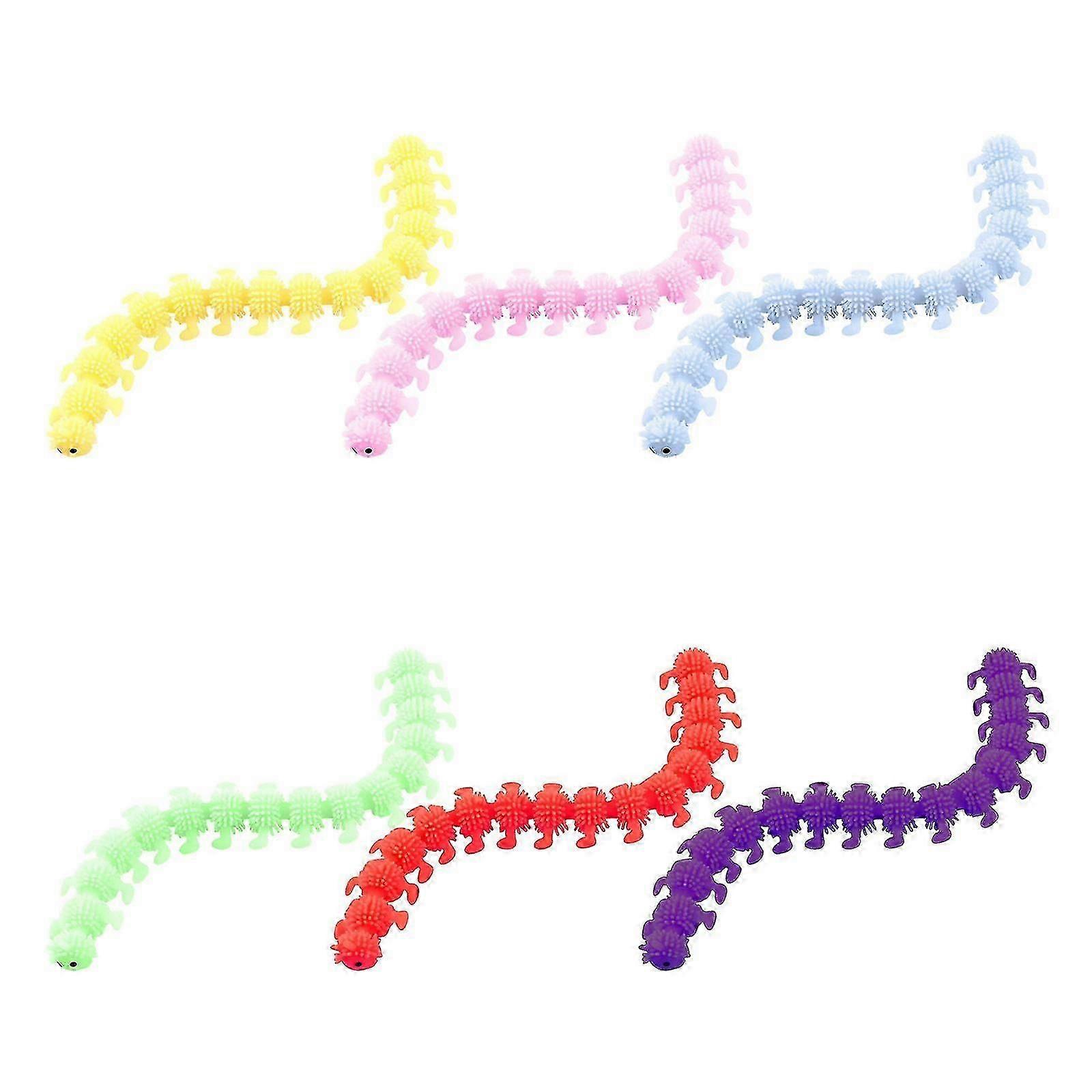 Soft Rubber 16-section Tpr Caterpillar Children's Stretching And Decompression