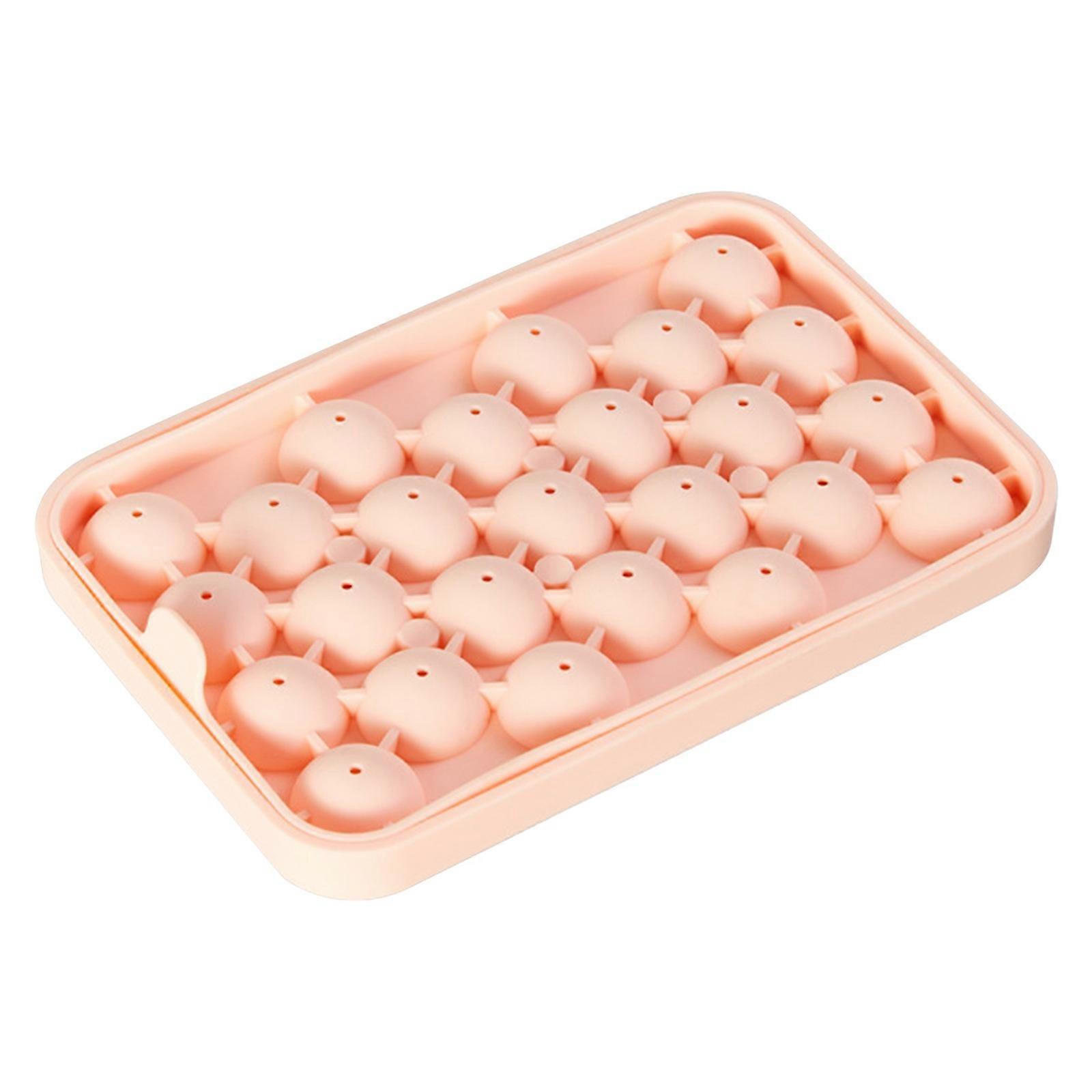 25 Hole Whiskey SiliconeIce Pattern Ball With Lid Ice Pattern Refrigerator Ice Ball Homemade Ice Pattern Ice Ball Ice Box Kitchen Aid AA