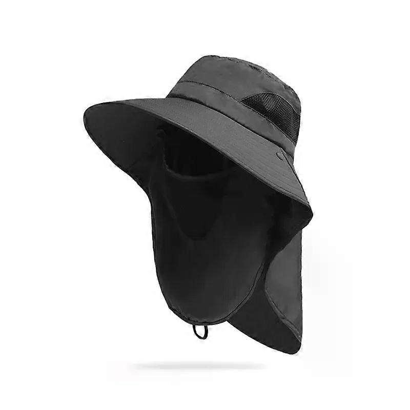 Summer Sun Protection man hat Men Outdoor UV Protection Fishing Cap 360 Neck Face Protection Cycling Climbing Mask Sunshade man hats