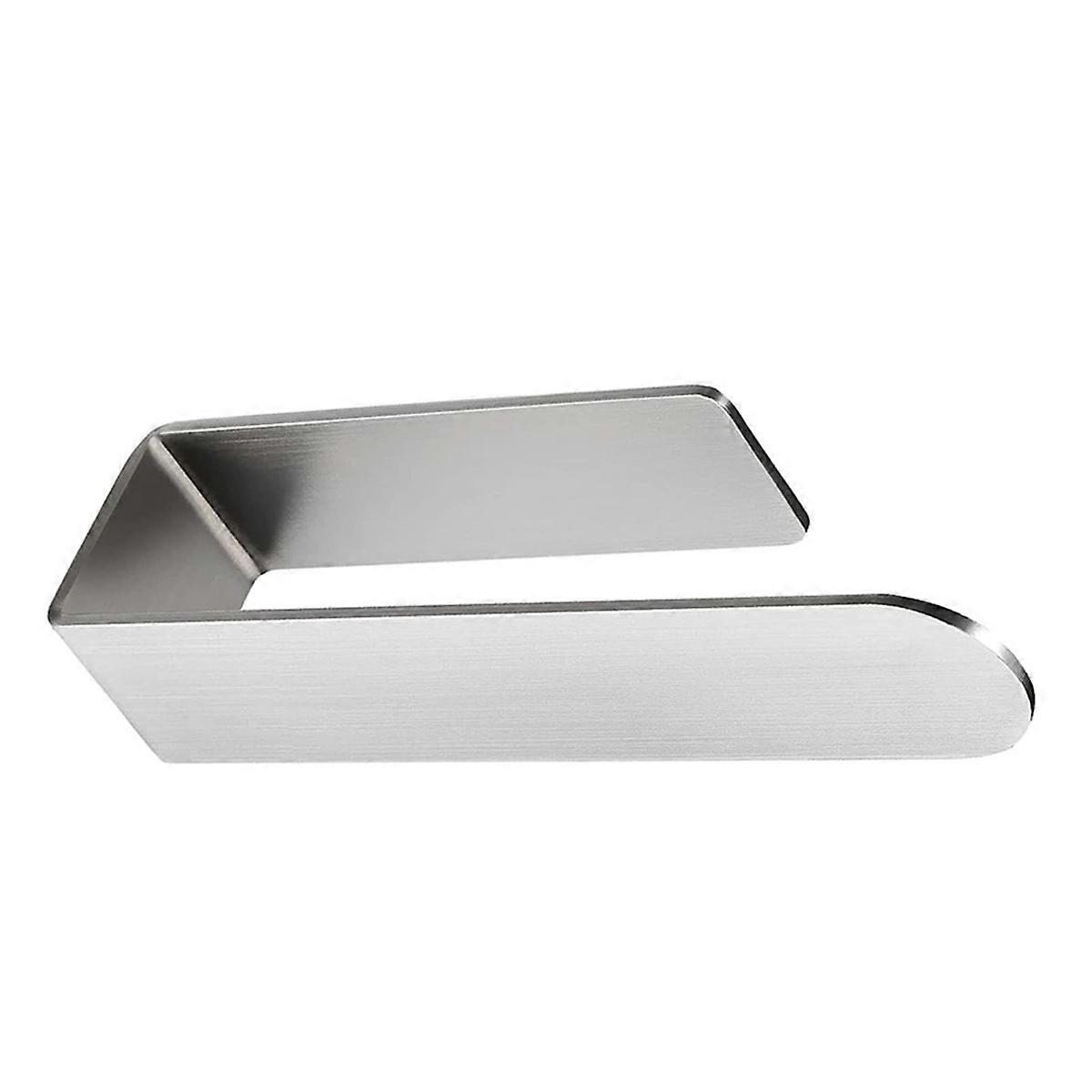 1 Pcs 304 Stainless Steel Adhesive Towel Holder Towel Rail Self-Adhesive Bath Towel Holder Bathroom