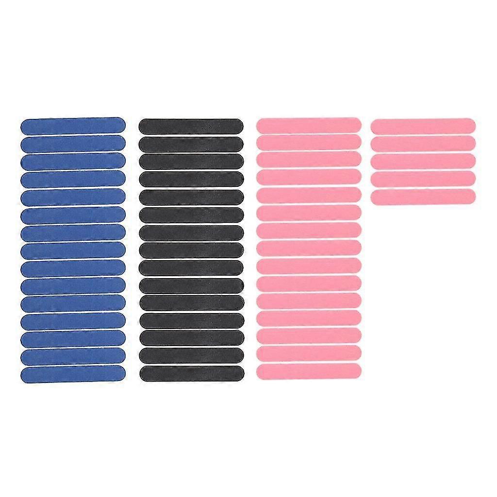 50 Pieces Mini Double Sided Nail Files Sanding Buffer Grit Manicure Tool Kit