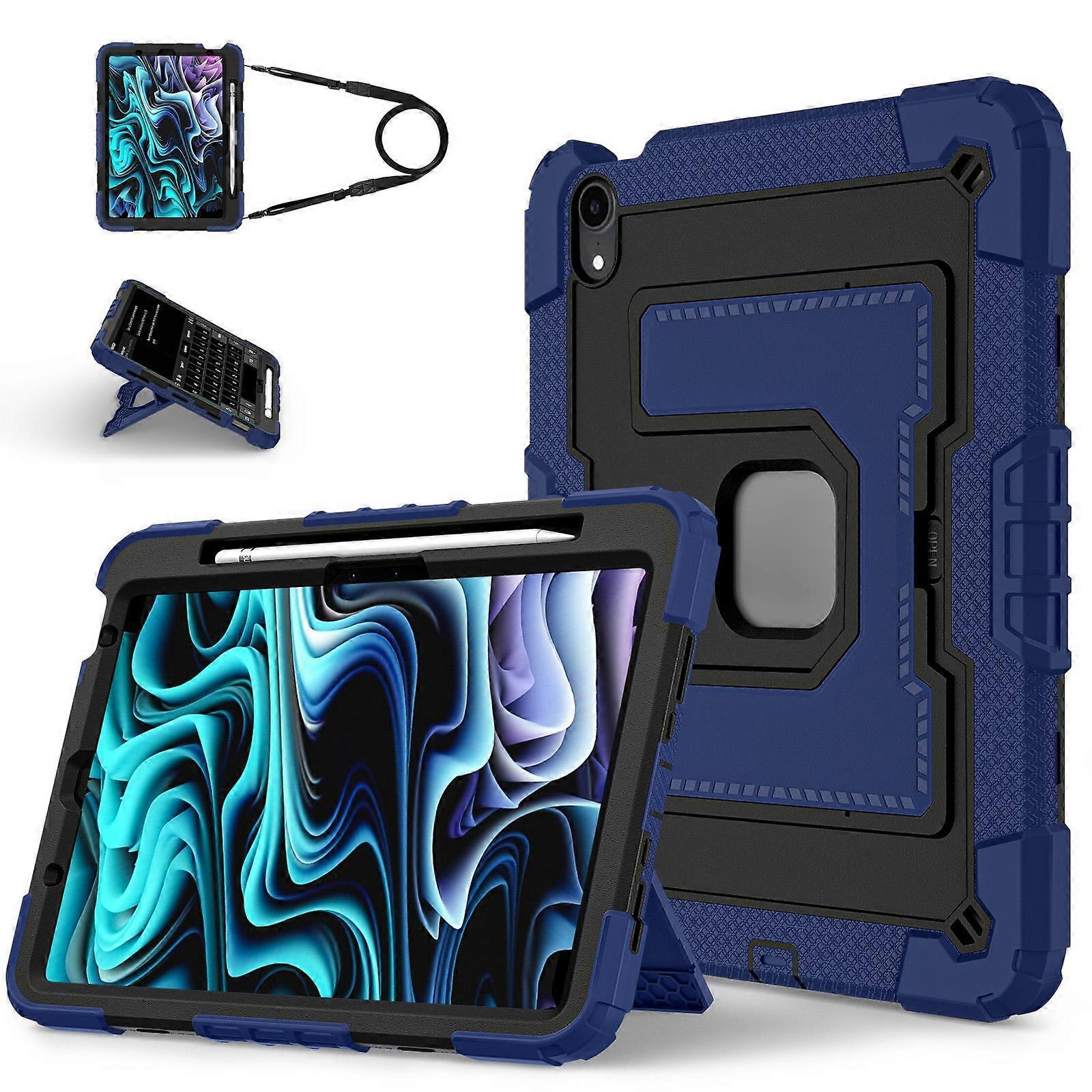 Big Holder Silicone Hydric PC Tablet Case with Shoulder Strap