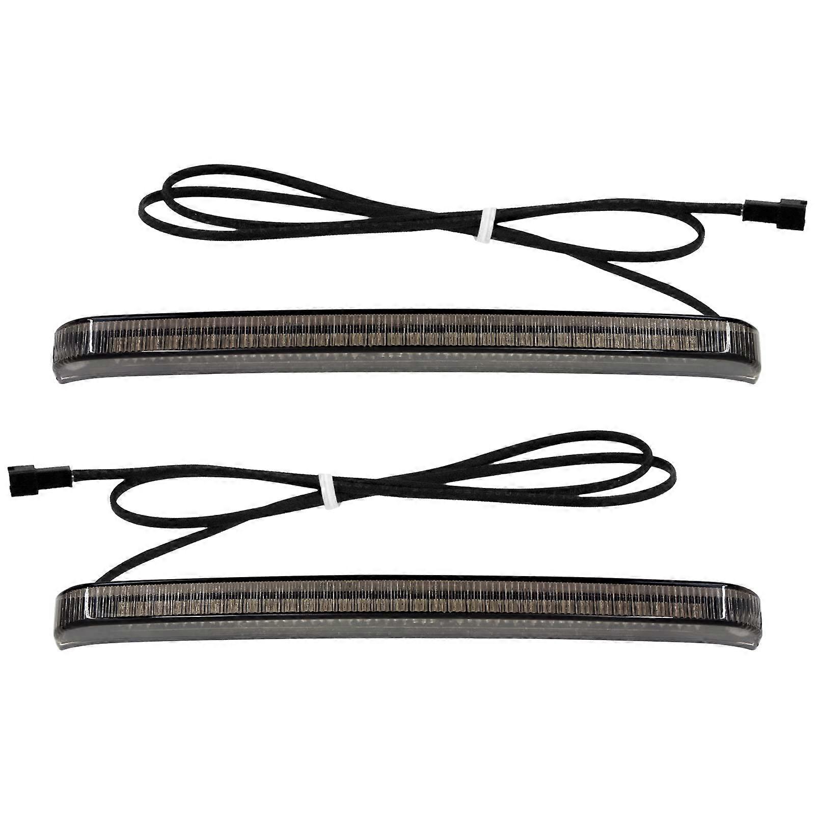 Smoke Saddlebag Tail Light LED Running Brake Sequential Turn Signal Lamp for Harley Touring Street Glide Road King 2014-2023