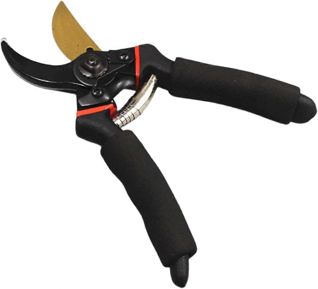 8-Inch Bypass Pruner Shears, Professional Garden Hand Scissors for Budding and Pruning