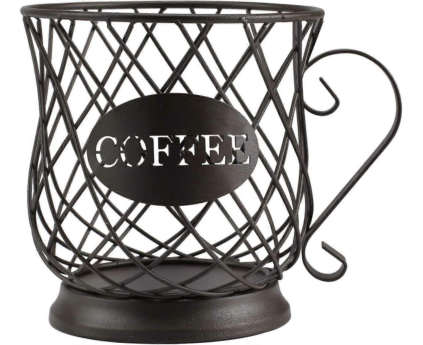 Large Capacity Coffee Pod Holder for 35 K Cups - Stylish Organizer for Your Coffee Bar - Durable & Space-Saving