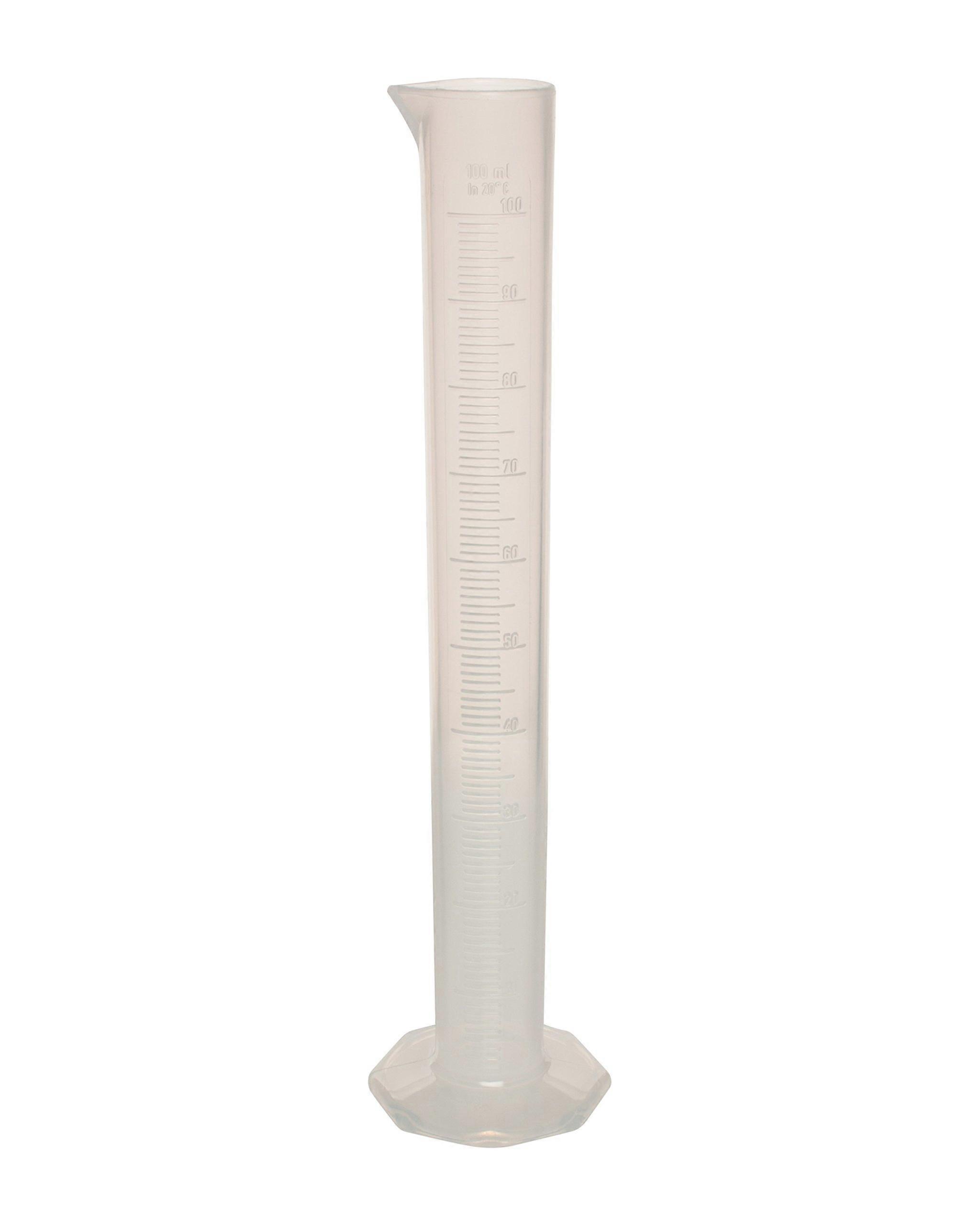 SP Waist-Art 100ml Polypropylene Cylinder with 1.0ml Graduations, F28455-0000, Lab Measuring Tool