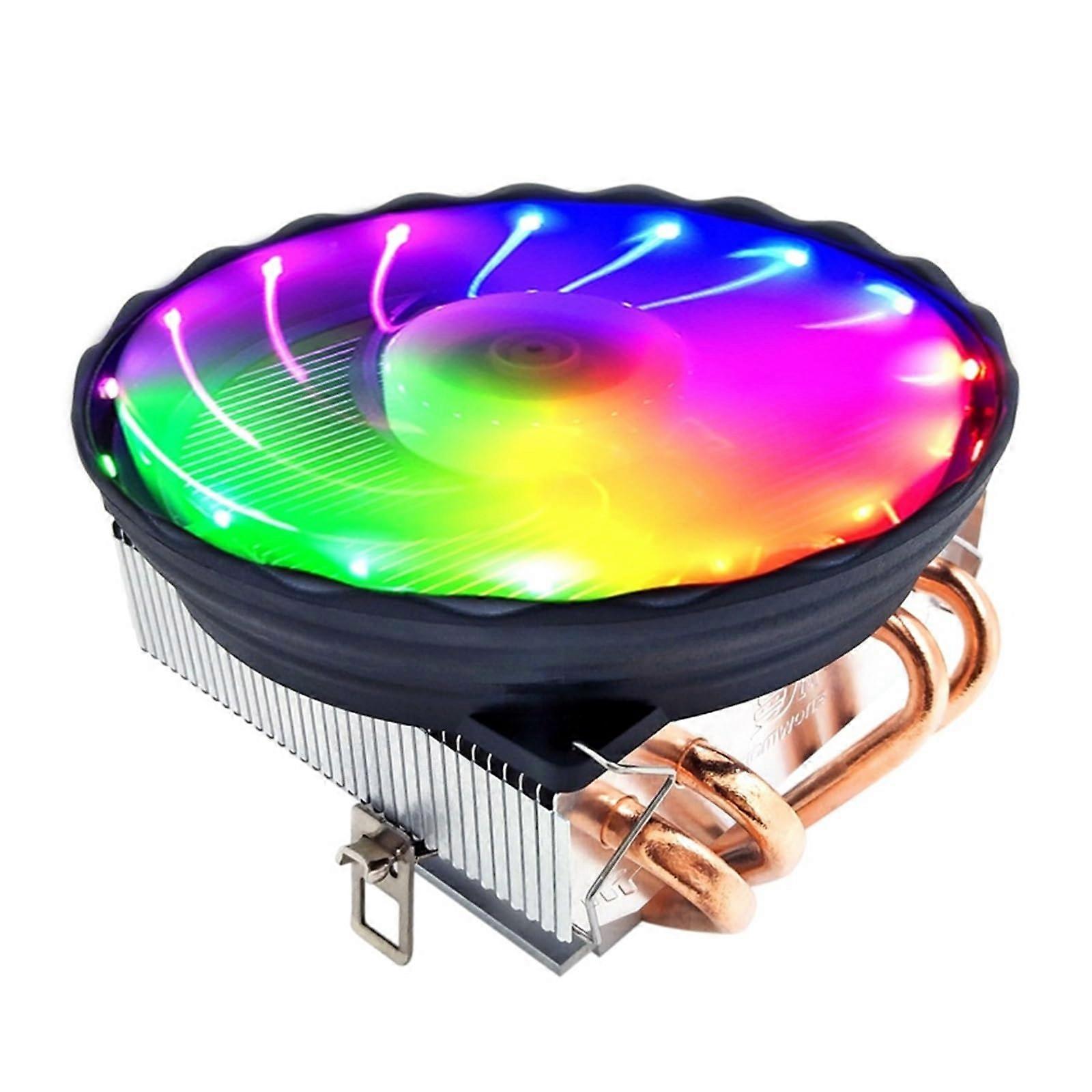 C Cooler 4 Heatpipes 120mm RGB PWM 4 Pin Silent Fan for Ryzen AM5 AM4 Socket PC Cooling System
