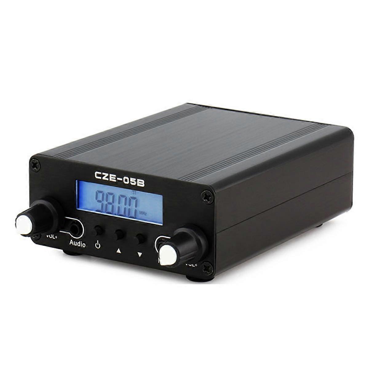 CZE-05B FM Transmitter 0.5W Radio Broadcasting over-the-Air PLL Stereo Audio Amplifier for Church C