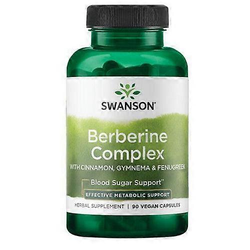 Swanson Vitamins Berberine Complex with Cinnamon, Gymnema And Fenugreek, 90 Vegan Caps