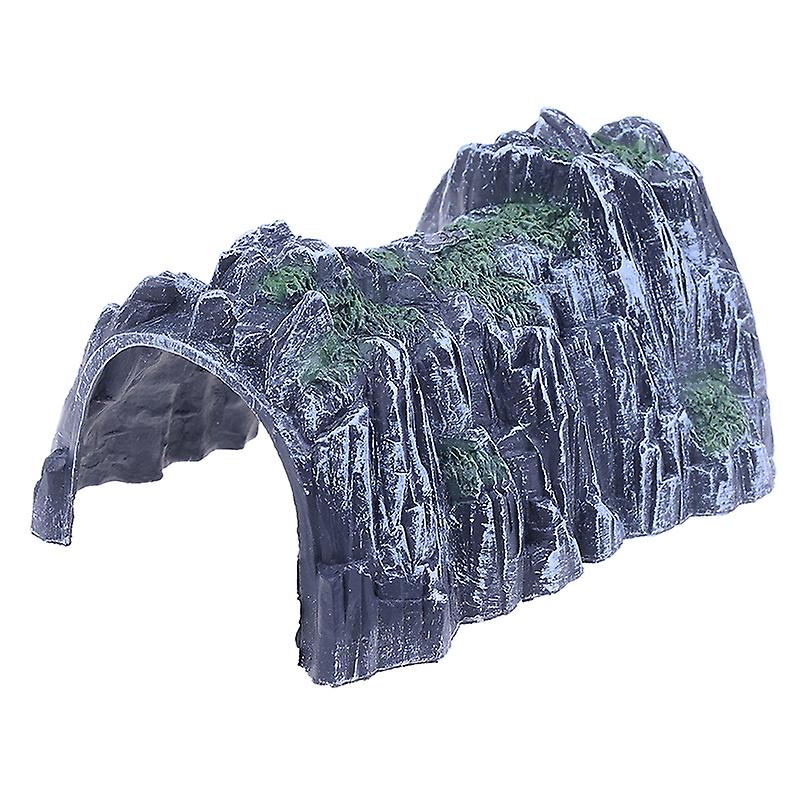 Plastic 1:87 Scale Model Toy Train Railway Cave Tunnels Sand table Model toy