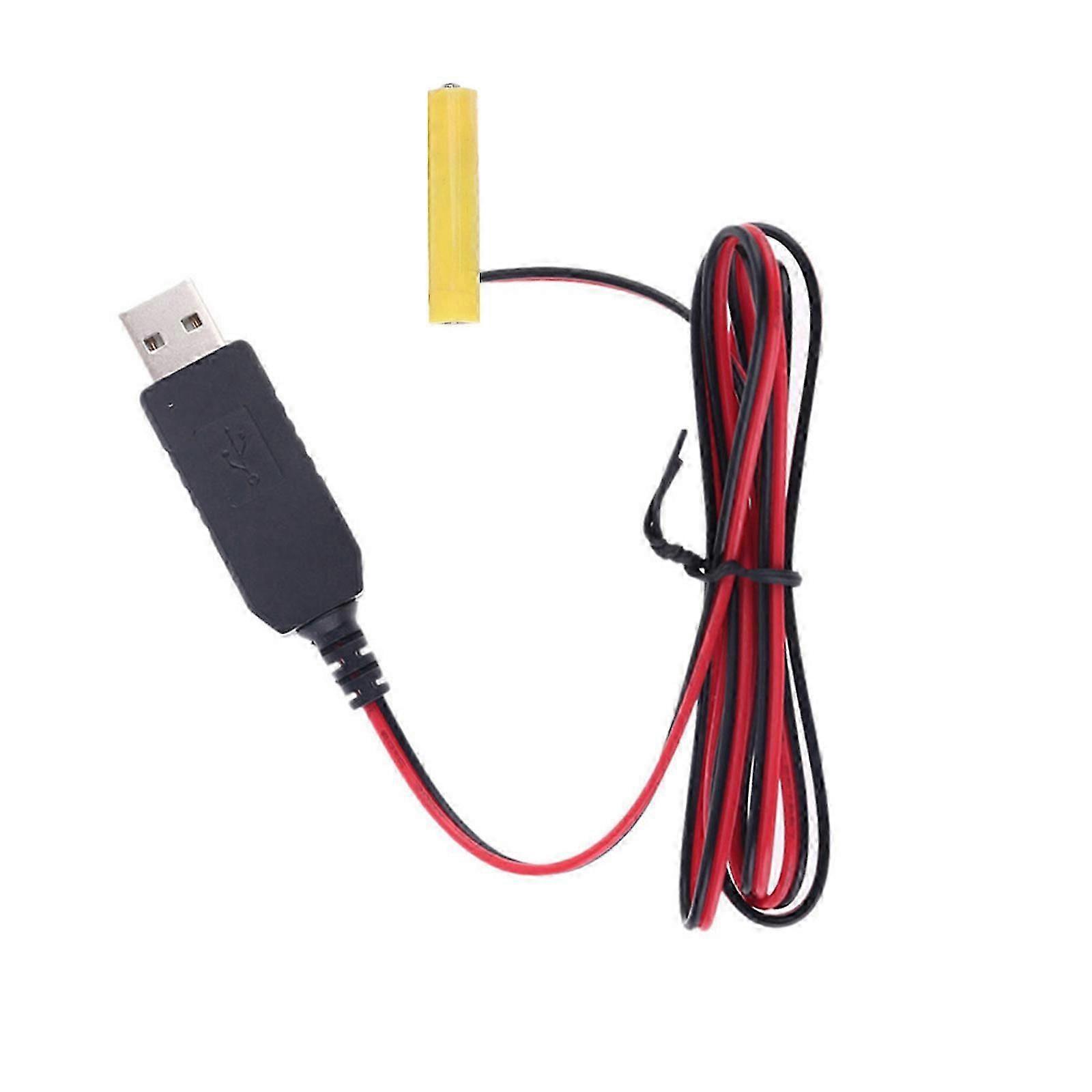 Universal 1.5V LR03 AAA Battery Eliminators Replace 1pc 1.5V AAA Battery for LED Light Electronic Toy USB Power Supply