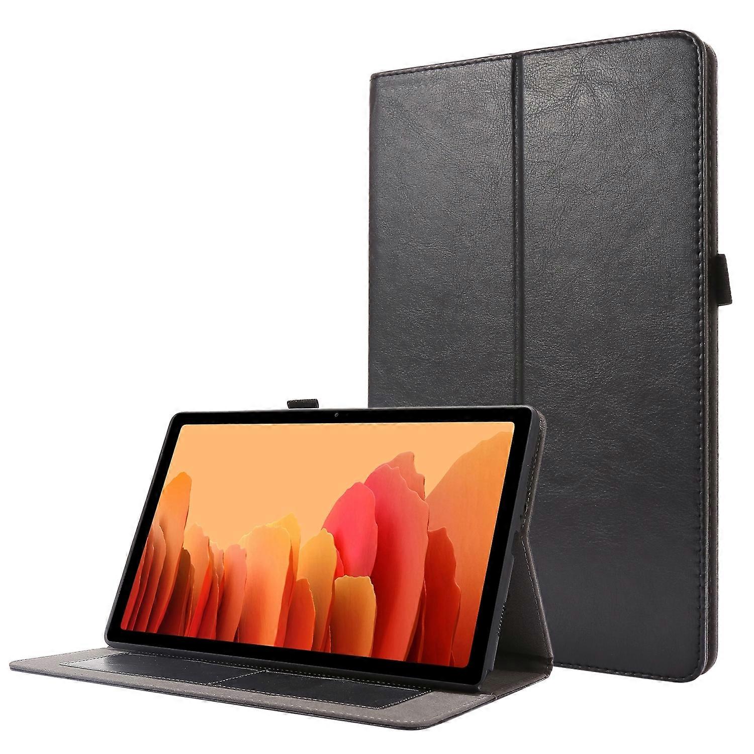 For Samsung Galaxy Tab A7 (2020) Crazy Horse Texture Horizontal Flip Leather Case with 2-folding Holder & Card Slot