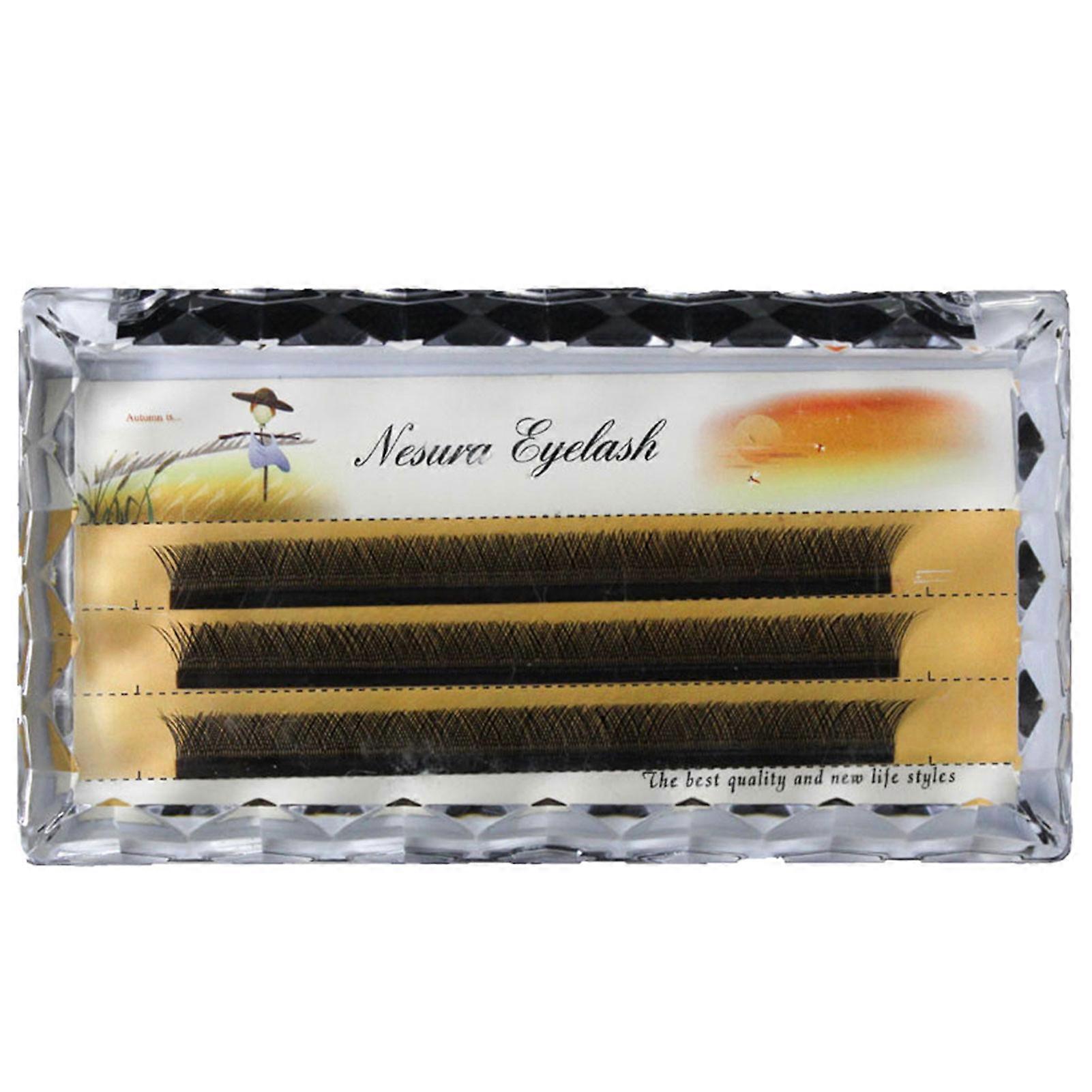 C Curl DIY Artificial Eyelashes Automatic Gathering Fluffy Dense Artificial