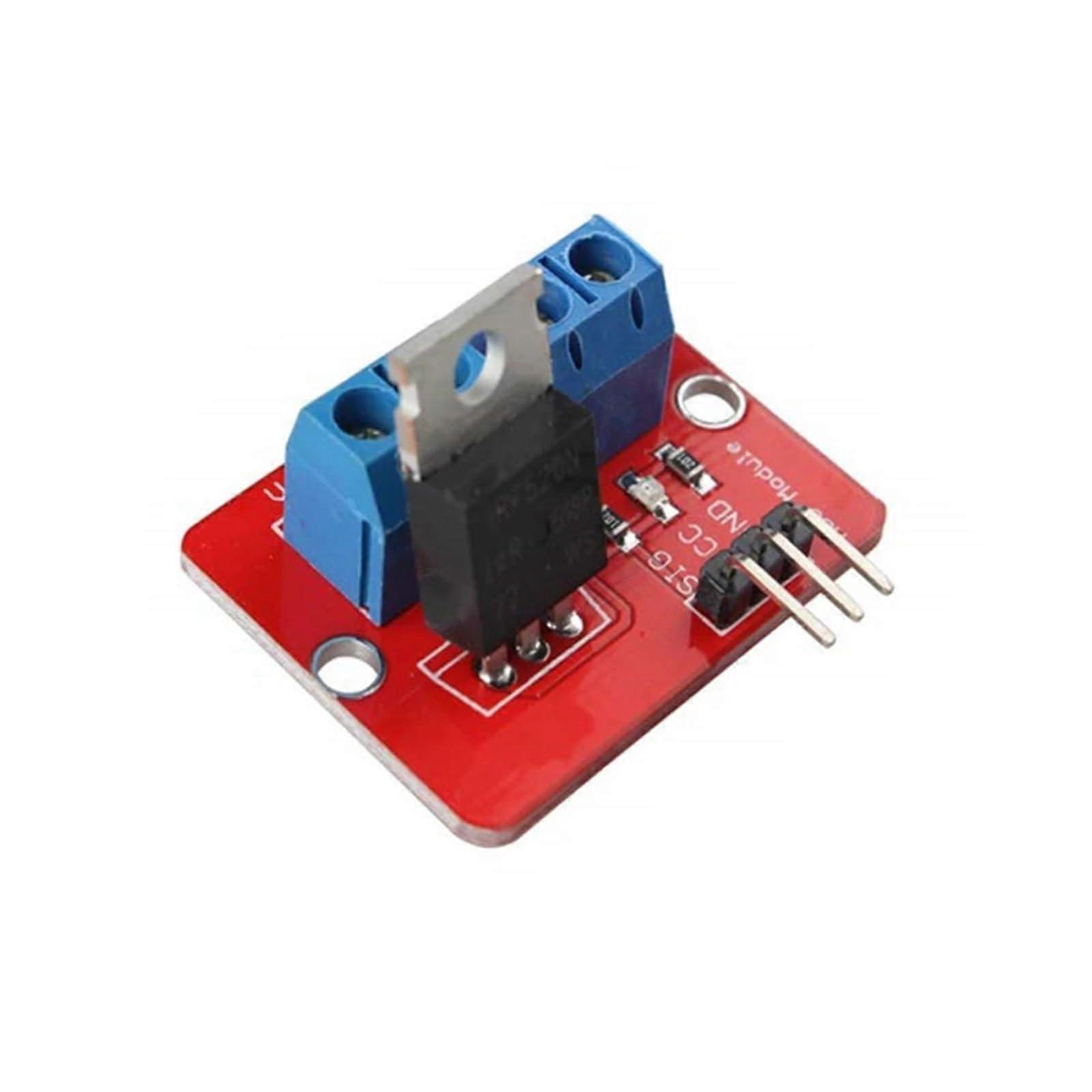 0-24V Button IRF520 Driver Module N-Channel MOSFET DC Motor Driver