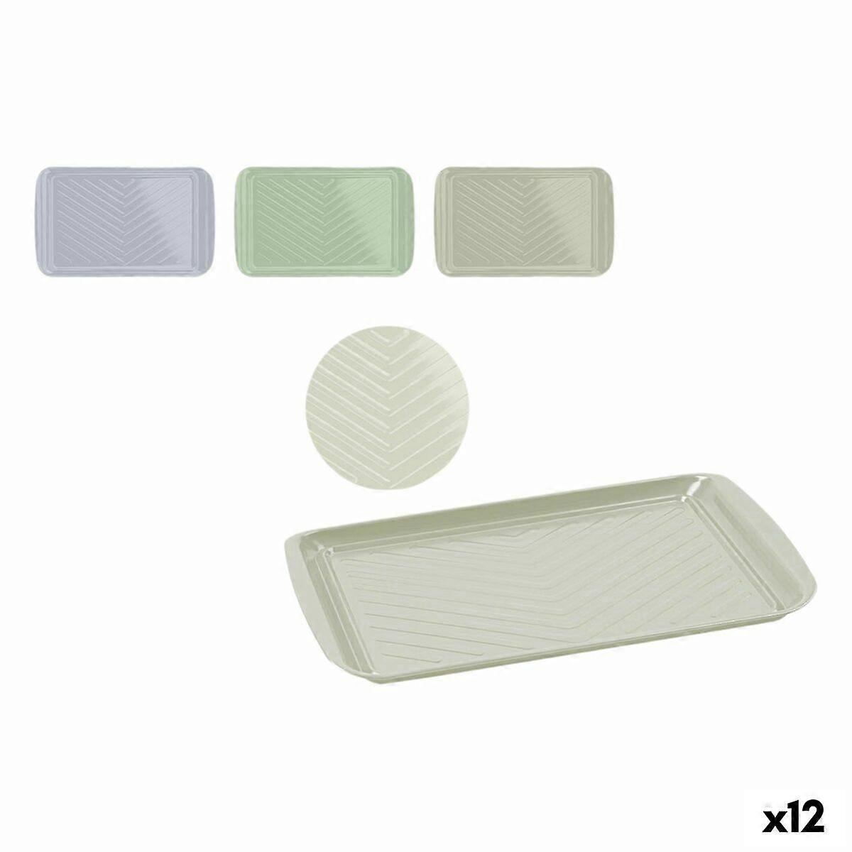 Tablett Quttin Metall 43,5 x 27 x 2 cm 12 Stück