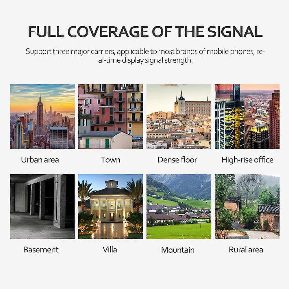 2G 3G 4G LED Display Cell Signal Boosters Professional Mobile Phone Signals Repeater Amlifier with Antenna