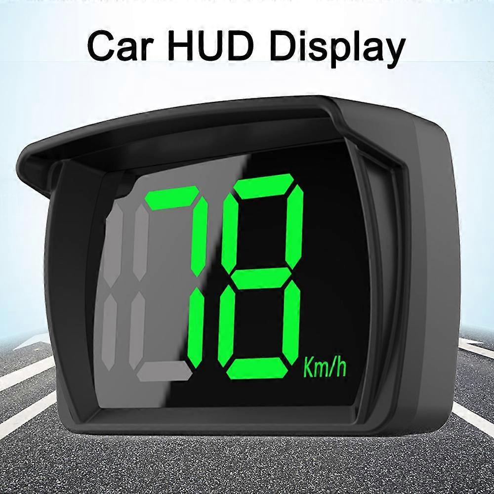 Head-up Display KM/H GPS Digital Speedometer with Large LED Screen Car Charging Adapter for Car Truck SUV Motorcycle