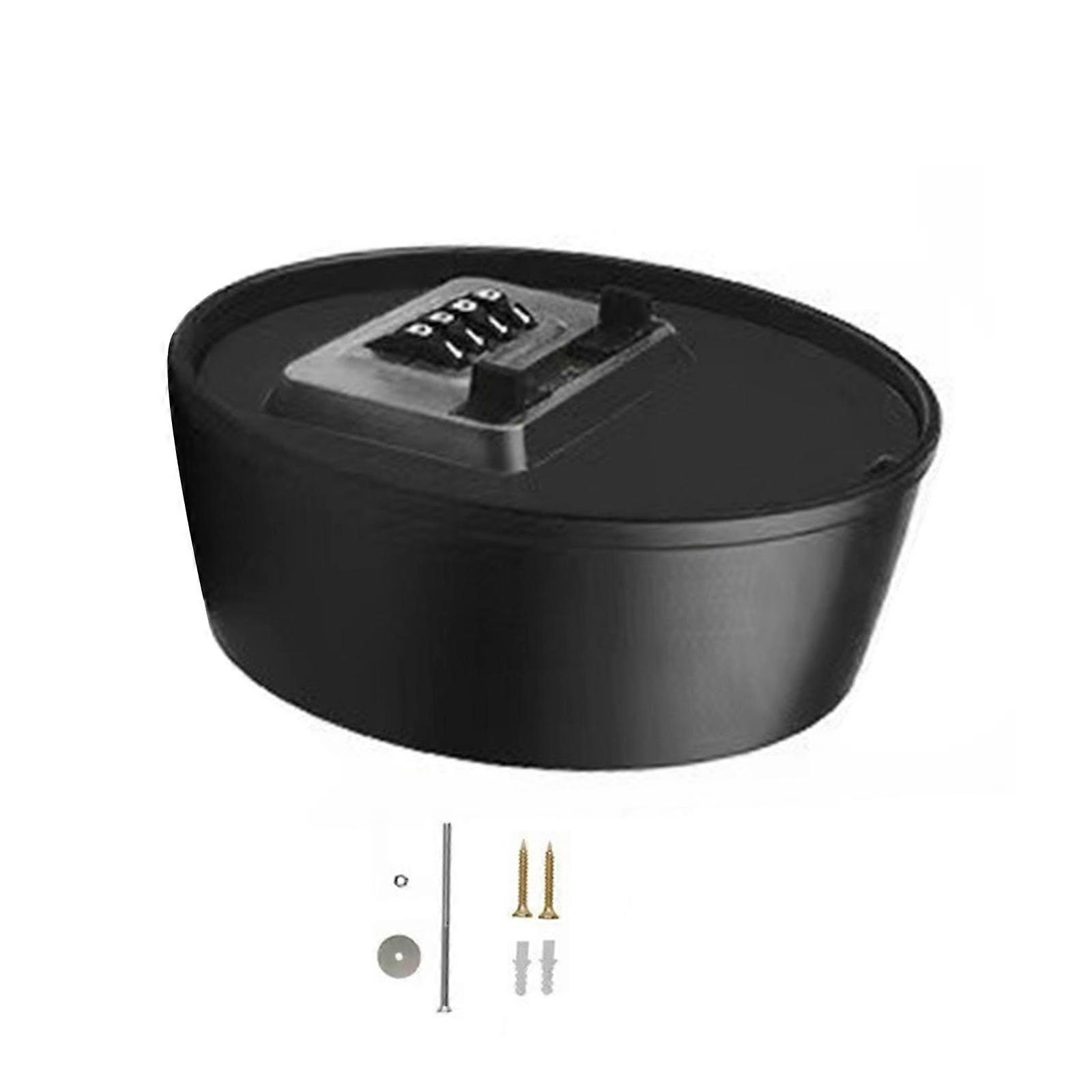 Secure Key Storage Container with Combination Lock Multifunctional Plastic Key Storage with Customizable Code Simple Installs Multicolor