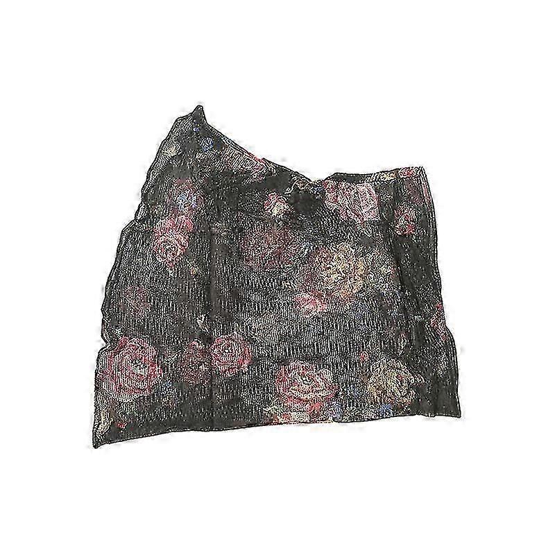 Dames Afneembare Nep Kraag Gebreide Mesh Zijden Sjaal Pullover Neksteun