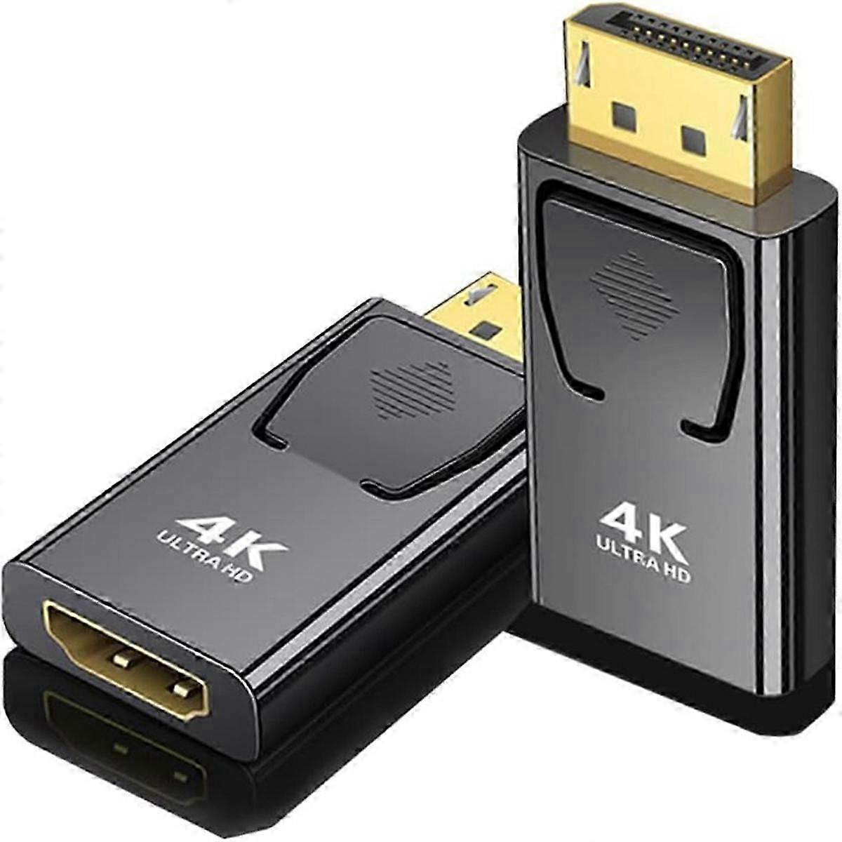 4K Dp to -Compatible Video Adapter Displayport Male to -Compatible Computer TV Monitor Converter for PC TV