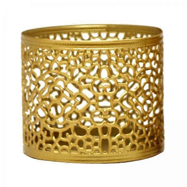 Elegant Iron Candle Holder Set for Tabletop Decor