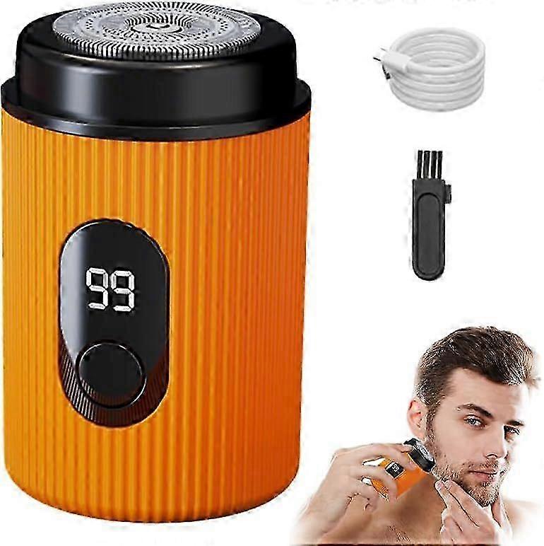 Mini Electric Shaver Men Portable Beard Trimmer Rechargeable Razor 2025