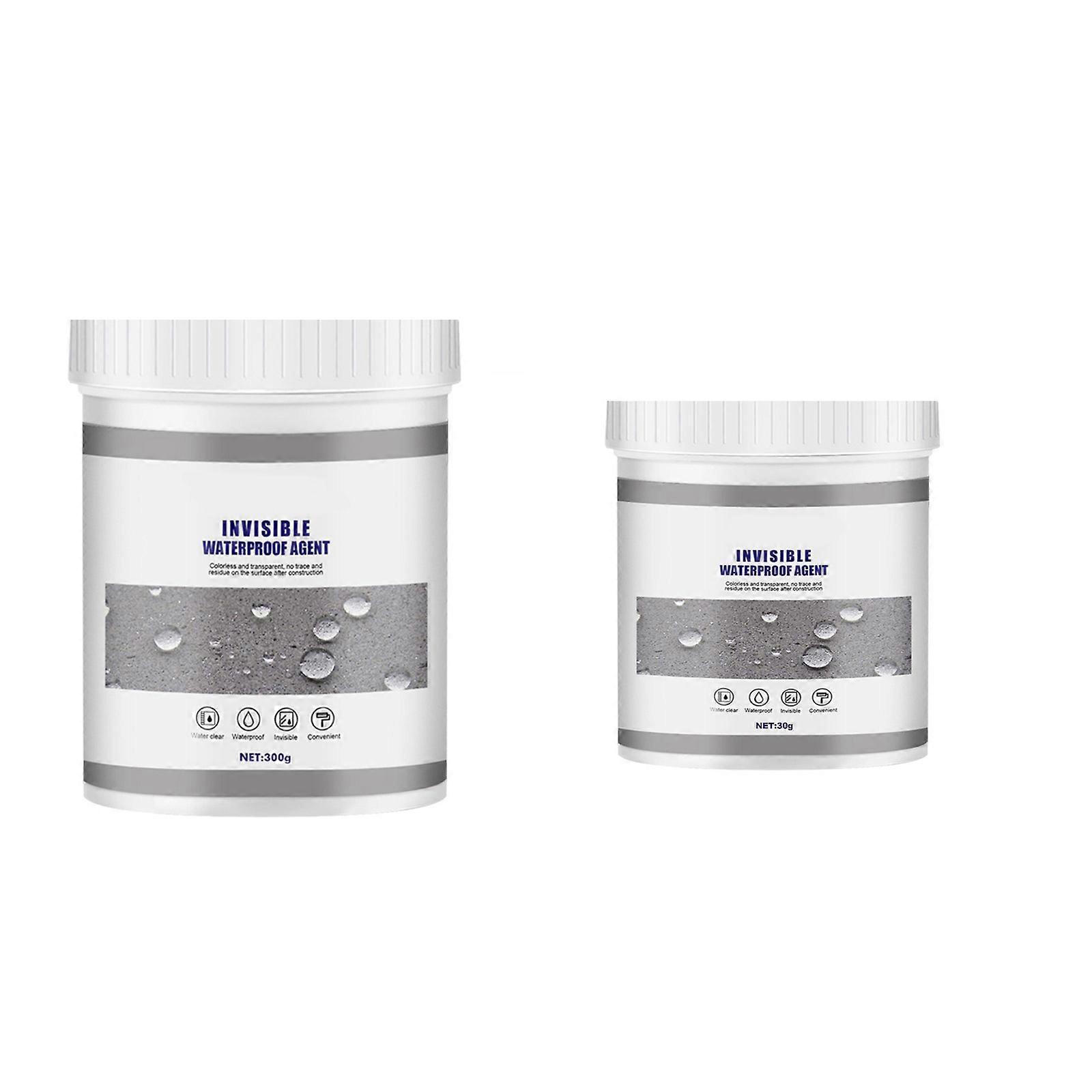 2 Pcs/Set Waterproof Adhesive Clear Waterproof Coating Agent Waterproof Insulation Sealant Emulsion Practical Agent