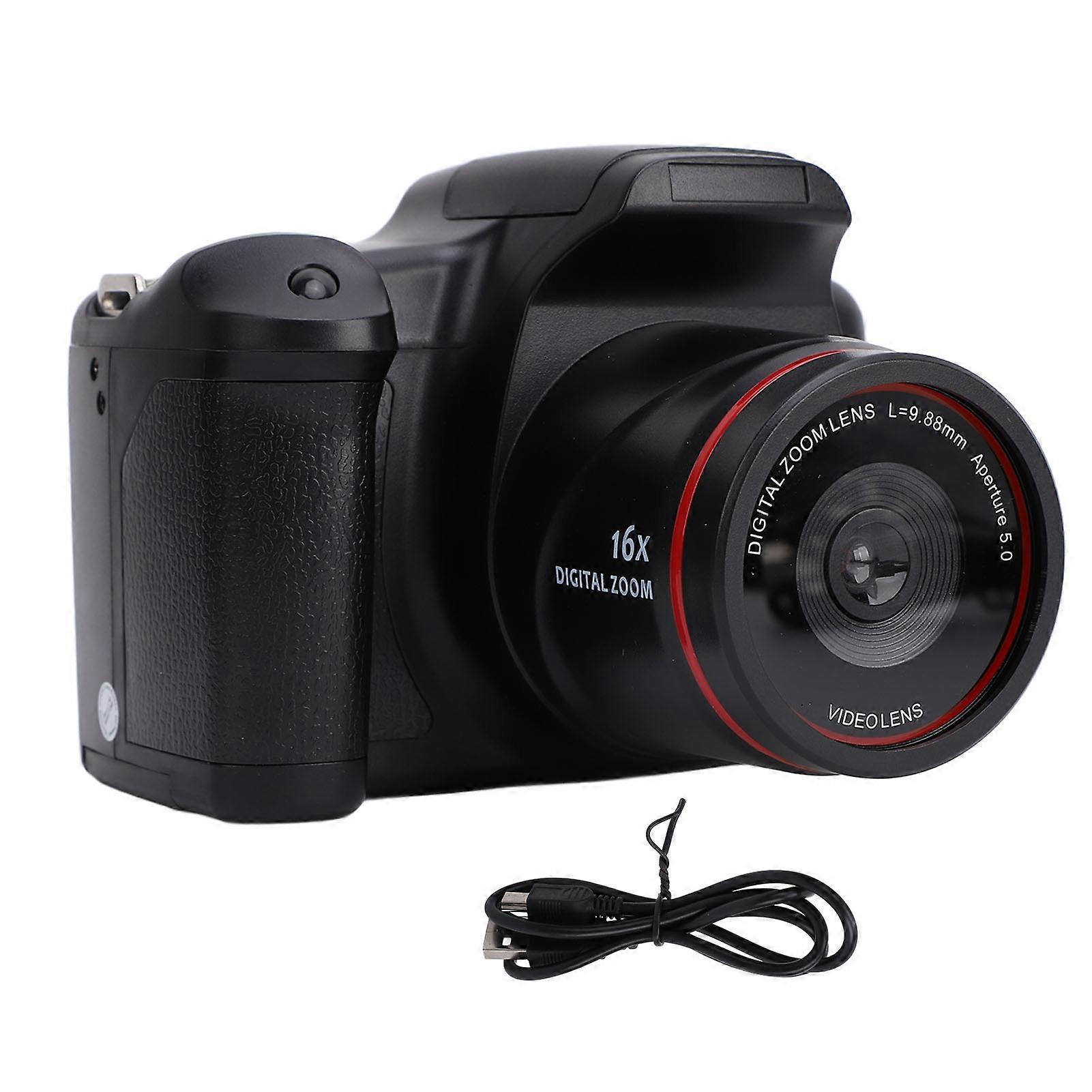 Digital Camera for Photography 16MP 1080P HD 16X Digital Zoom Micro SLR Digital Camera with Telephoto Lens for Travel Vlogging