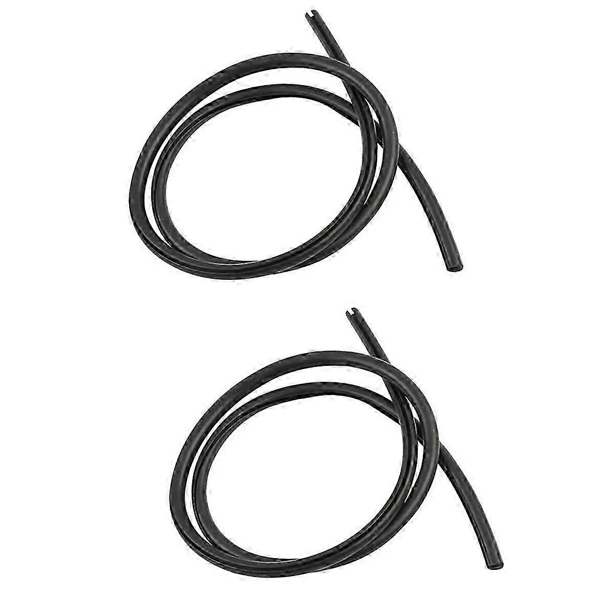 2PCS Black 39In Inner Fairing Trim Seal Fit for Touring Street Glide