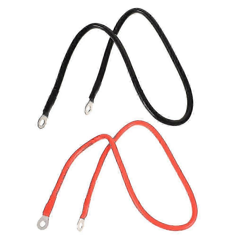 1 Pair High-Quality Battery Inverter Cable for Automobile Power Supply, 6 AWG Transfer Wire for Enhanced Performance