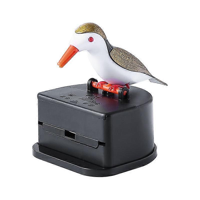 Toothpick Dispenser - Creative Toothpick Dispenser for Birds - Plastic - Portable - with Automatic Pop-Up Toothpick Function