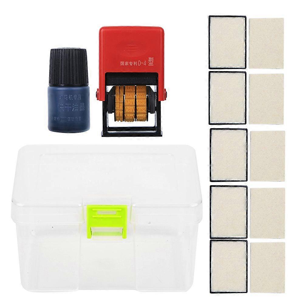 High quality  D-4 type food plastic bag label adjustable printing production date reverse