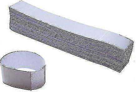 300 كرافت أبيض ذاتية اللصق عصابات نقود ، أحزمة عملات للأوراق النقدية عبوة من 300