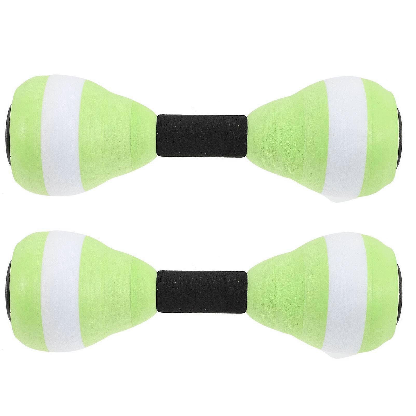 Water aerobics dumbbells, water aerobics, foam dumbbells, water dumbbells, EVA pool, water fitness equipment, 1 pair Green Ref: 5214